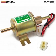 EPMAN -Universal 12V Auto Petrol Diesel Gas Fuel Pump Inline Electric Fuel Pump HEP-02A  EP-RYB02A